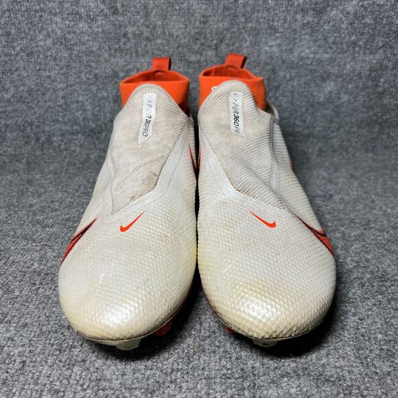 Nike Vapor Edge Pro 360 AO8277-104 Mens US 14 Shoes White Orange Football Cleats main image 10